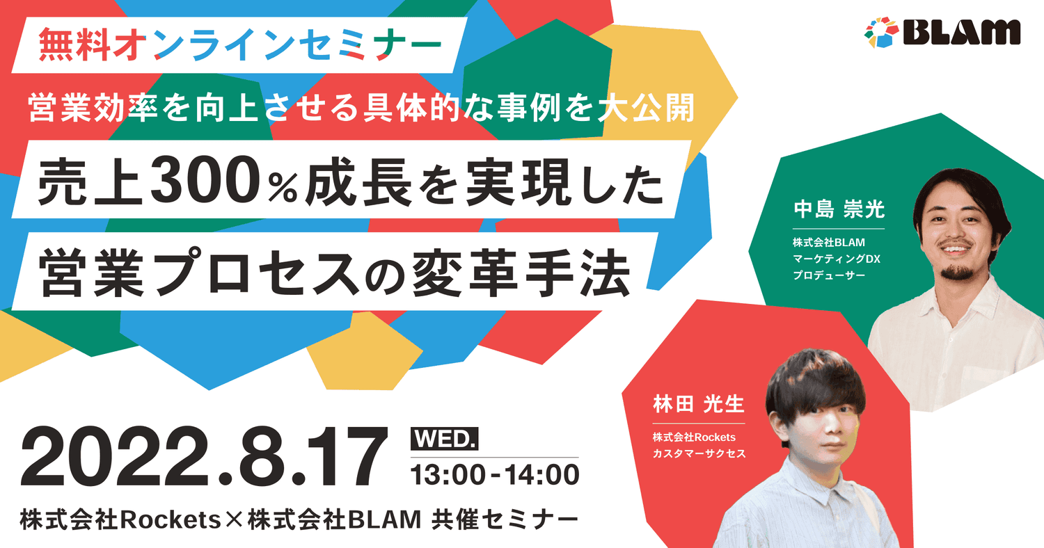 営業プロセスの変革で売上を300%成長! 具体的な事例を大公開